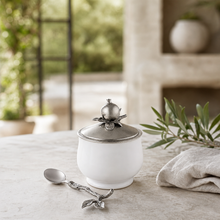 Pomegranate Sugar Bowl and Spoon
