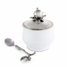Pomegranate Sugar Bowl and Spoon