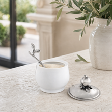 Pomegranate Sugar Bowl and Spoon