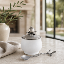 Pomegranate Sugar Bowl and Spoon