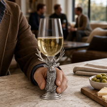 Pewter Elk Stemware