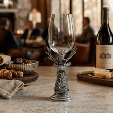 Pewter Elk Stemware