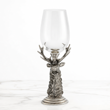 Pewter Elk Stemware