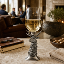 Pewter Elk Stemware