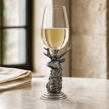 Pewter Elk Stemware