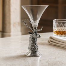 Elk Pewter Stem Cocktail Glass