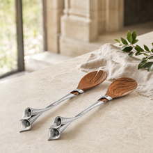 Lily Salad Servers