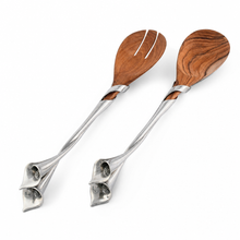 Lily Salad Servers