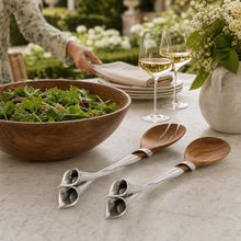 Lily Salad Servers
