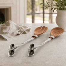 Lily Salad Servers