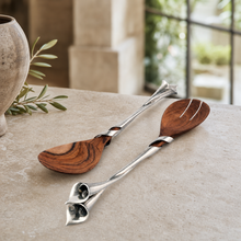 Lily Salad Servers
