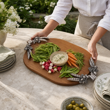 Veggie Fresh Oval Cheese Tray