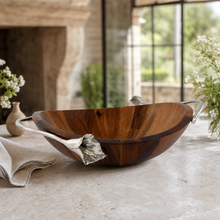 Lily Wood Salad Bowl