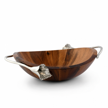 Lily Wood Salad Bowl