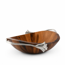 Lily Wood Salad Bowl