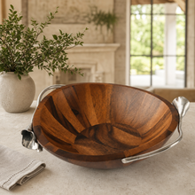 Lily Wood Salad Bowl