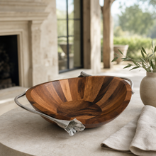 Lily Wood Salad Bowl