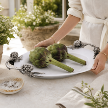 Artichoke Stoneware Serving Tray
