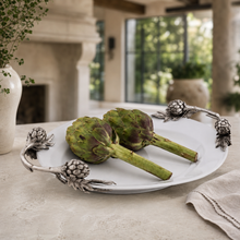 Artichoke Stoneware Serving Tray