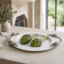 Artichoke Stoneware Serving Tray