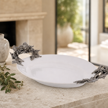 Butterfly Stoneware Tray Large