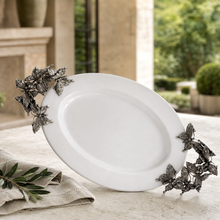 Butterfly Stoneware Tray Large