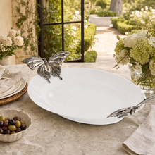 Butterfly Stoneware Tray X-Large