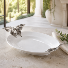 Butterfly Stoneware Tray X-Large