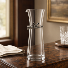 Wine Carafe with Pewter Hunt Equestrian Horn
