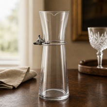 Wine Carafe with Pewter Hunt Equestrian Horn