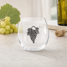 Grape Stemless Wine Glass