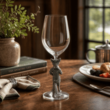 Hunting Dressed Fox Wine Glass