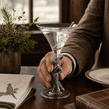 Hunting Dressed Fox Cocktail / Martini Glass