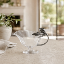 Artichoke Glass Gravy Boat
