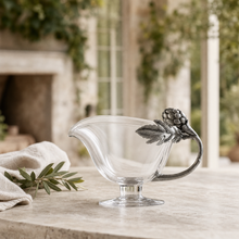 Artichoke Glass Gravy Boat