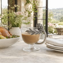 Artichoke Glass Gravy Boat