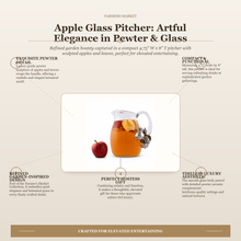 Apple Glass Pitcher