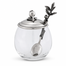 Blueberry Jam Jar with Spoon