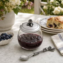 Blueberry Jam Jar with Spoon