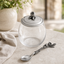 Blueberry Jam Jar with Spoon