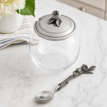 Blueberry Jam Jar with Spoon