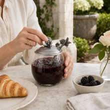 Blackberry Jam Jar with Spoon
