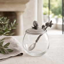 Blackberry Jam Jar with Spoon
