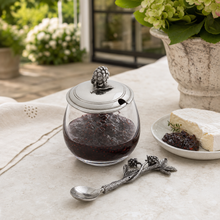 Blackberry Jam Jar with Spoon