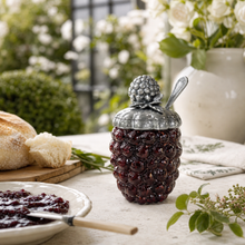 Blackberry Jam Jar with Spoon