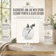 Blackberry Jam Jar with Spoon
