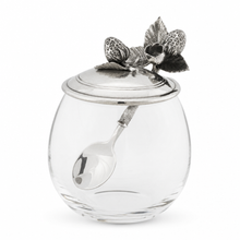 Strawberry Jam Jar with Spoon