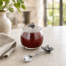 Strawberry Jam Jar with Spoon