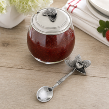 Strawberry Jam Jar with Spoon