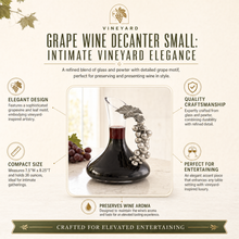 Grape Wine Decanter Small